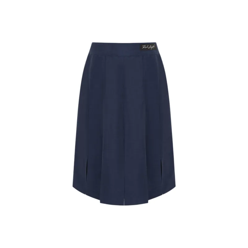 KARL LAGERFELD Casual Long Skirt Women's Marine Blue-0