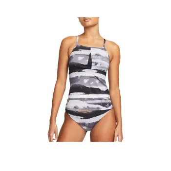 Nike Adventure One-piece Swimsuit Women's Black White