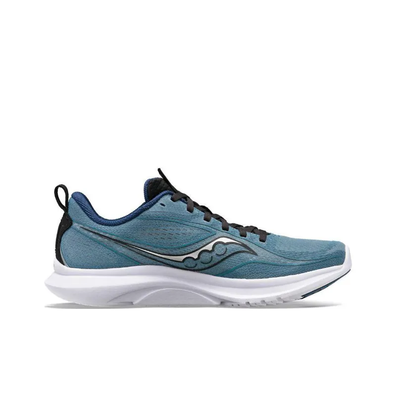 Saucony Kinvara 13 Anti Slip Wear Resistant Low Top Running Shoes Men's Gray Blue-1