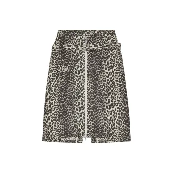 GANNI Leopard print Skirt