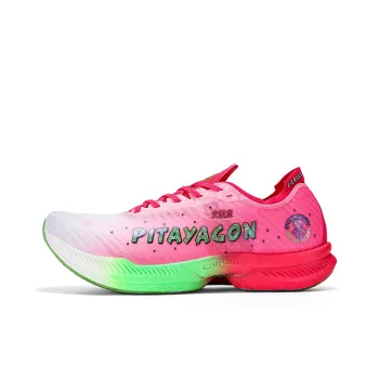 CLERSES Running Shoes Unisex Low Top Dragon Fruit/Rock Sugar Snow Pear