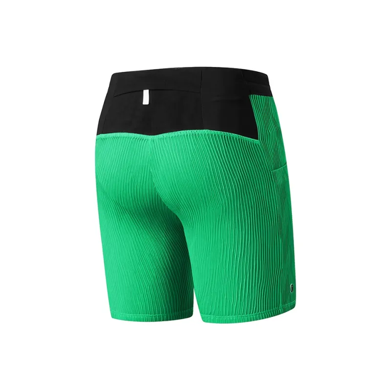 QIAODAN Feiying Sports Shorts Women's Turquoise Lotus Green/Black White-1