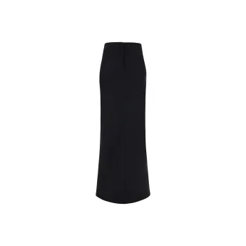 Jacquemus Rear Slit Maxi Skirt
