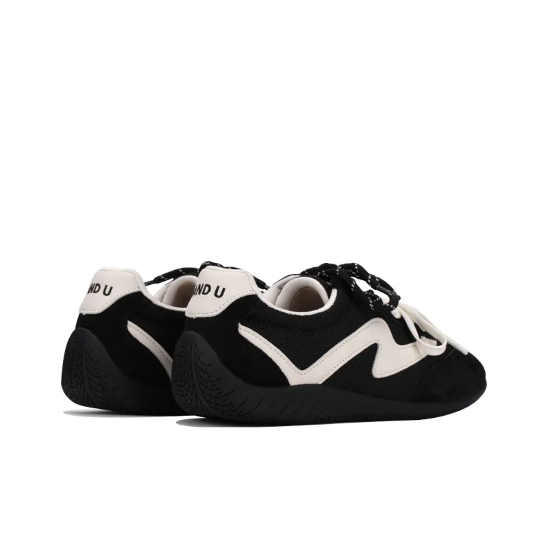 AND U Cushioning Abrasion Resistant Breathable Slip Resistant Low Top Double Lace Up Skateboard Shoes Unisex-2