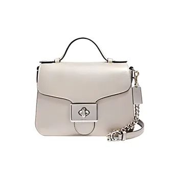 COACH Cassidy Refined Pebble Leather Handbag Shoulder Bag Crossbody Bag Women's Light Gold