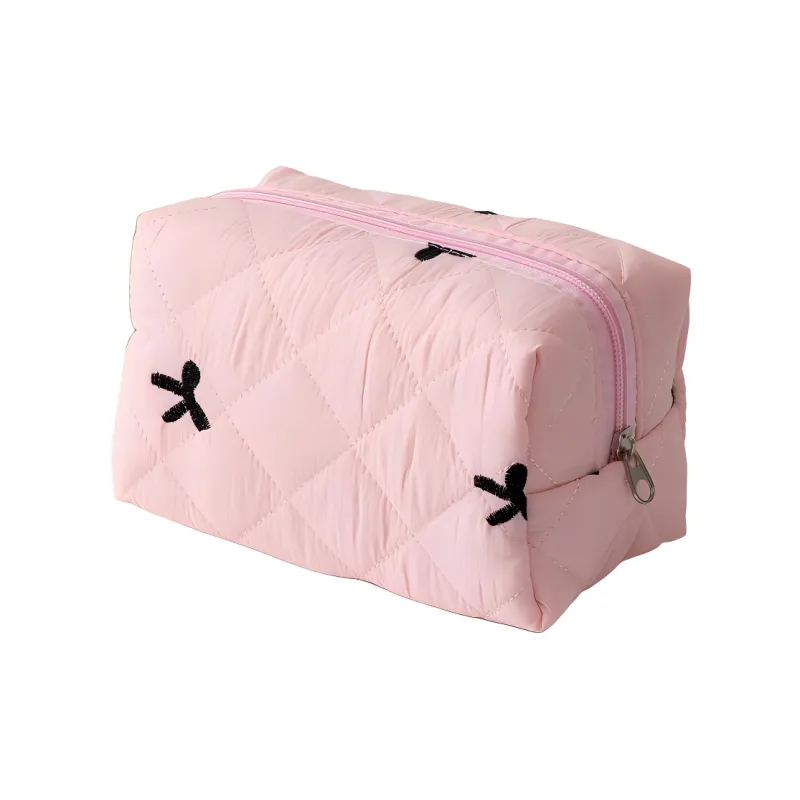 Love Of Wormwood Bowknot Makeup Bags Portable Storage-8