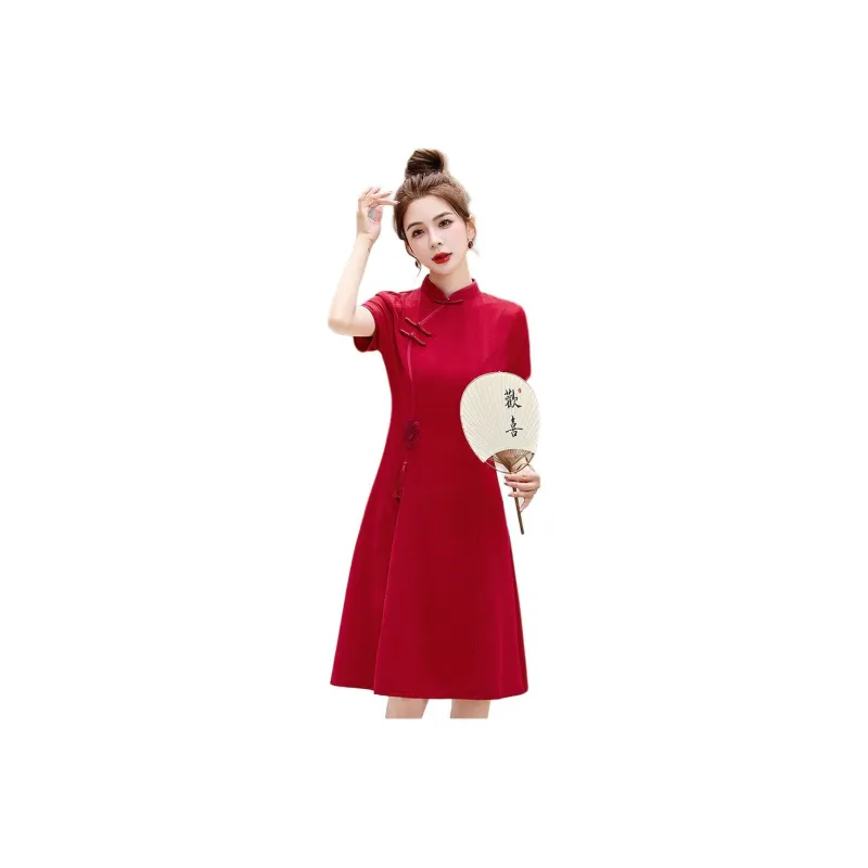 Fele.d Short Sleeved Dress Women's-0