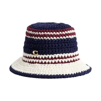 COACH Cotton, Polyester Bucket Hats Women's Blue