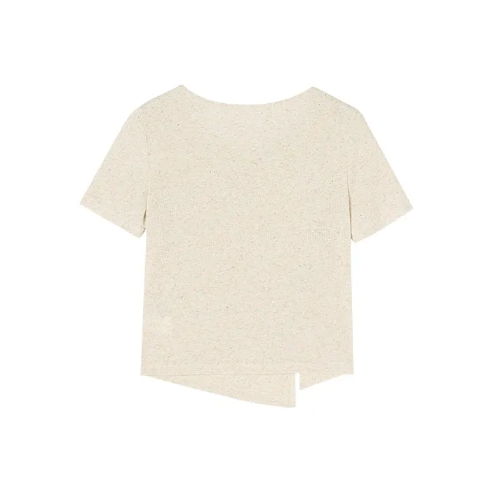 XIANGYING T Shirt Women's Camel-1