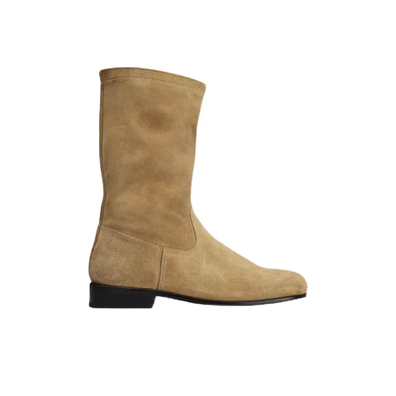 Lemaire Anatomic Ankle Boots Men's Beige-1