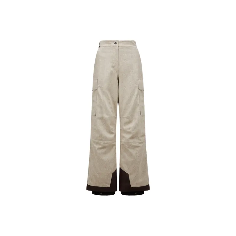 Moncler FW24 Ski Pants Women's Beige-0
