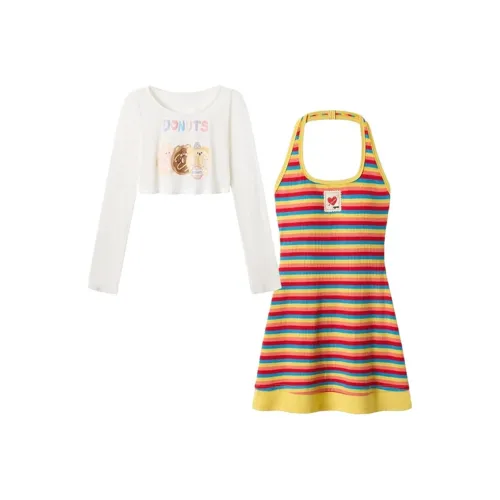Mu Xiao Xin Two Piece Skirt Sets Women's