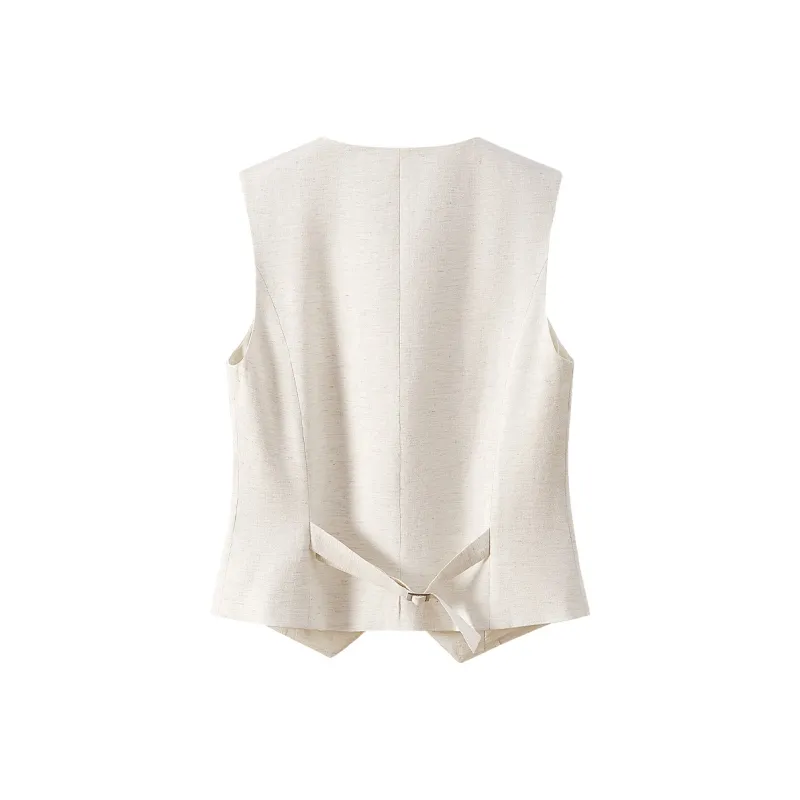TOUCH Vests Women's Beige-1