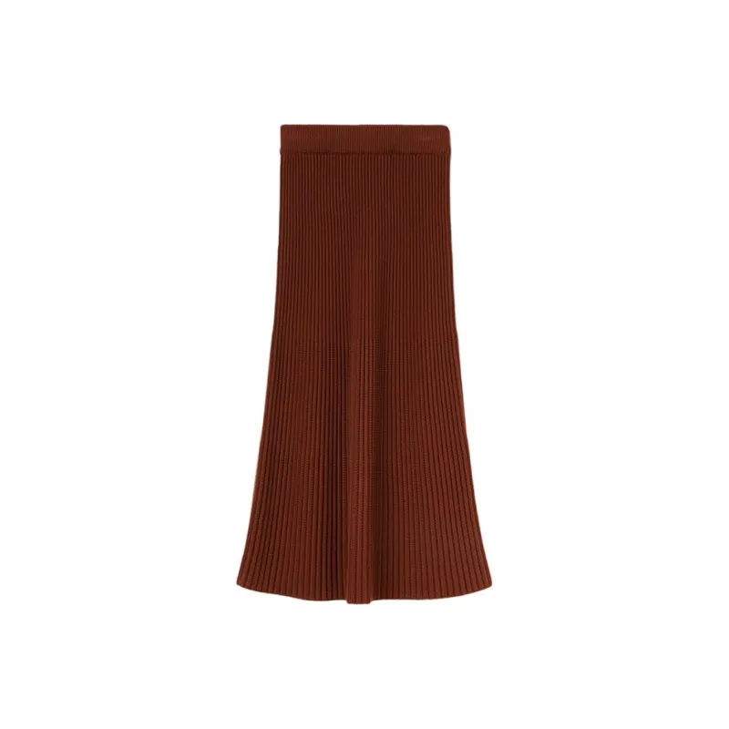 Loro Piana Ikeda Pleated Midi Skirt-0