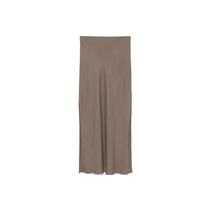 Brunello Cucinelli Side slits Maxi Skirt-0