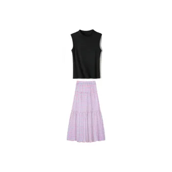 POPO.INFO Two Piece Skirt Sets Women's