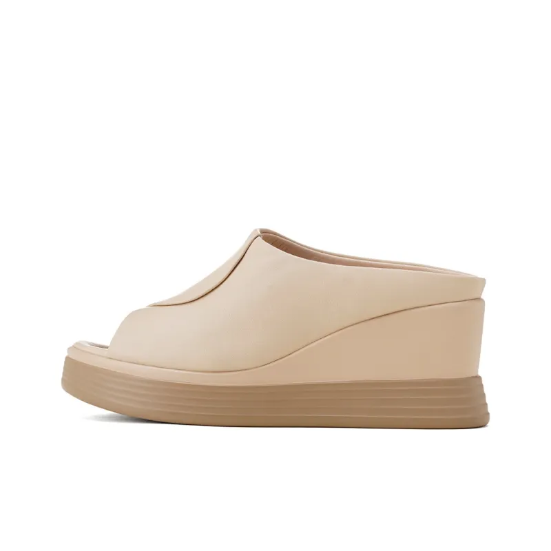 GOLDLION PU Polyurethane Cushioning Slide Slippers Women's-6