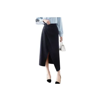 La Chapelle Casual Long Skirt Women's Black