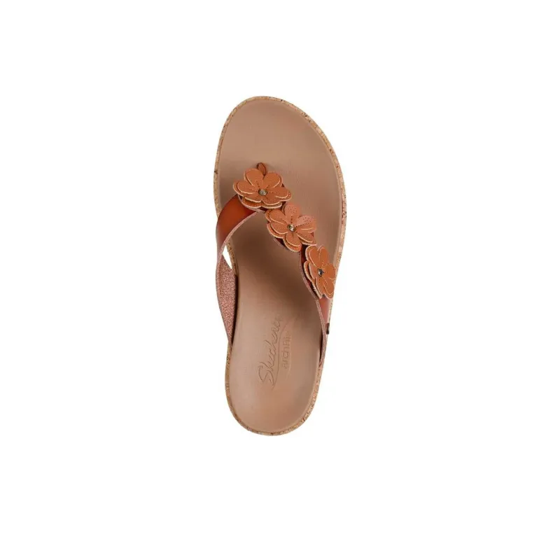 Skechers ARCH FIT BEVERLEE Quick Dry Flip Flops Women's Brown-1