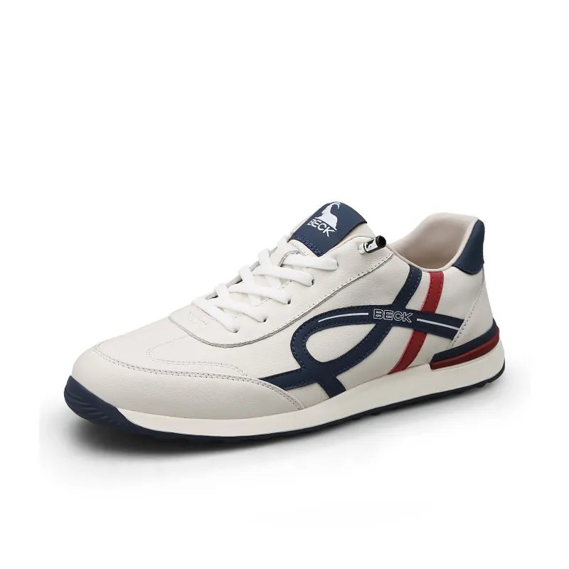 BECK Shock Absorbers With Slip Resistant And Abrasion Resistant Properties Low Top Casual Shoes Men's-1