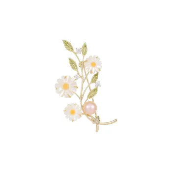 Yamaichi Maru Zircon Brooches Women's