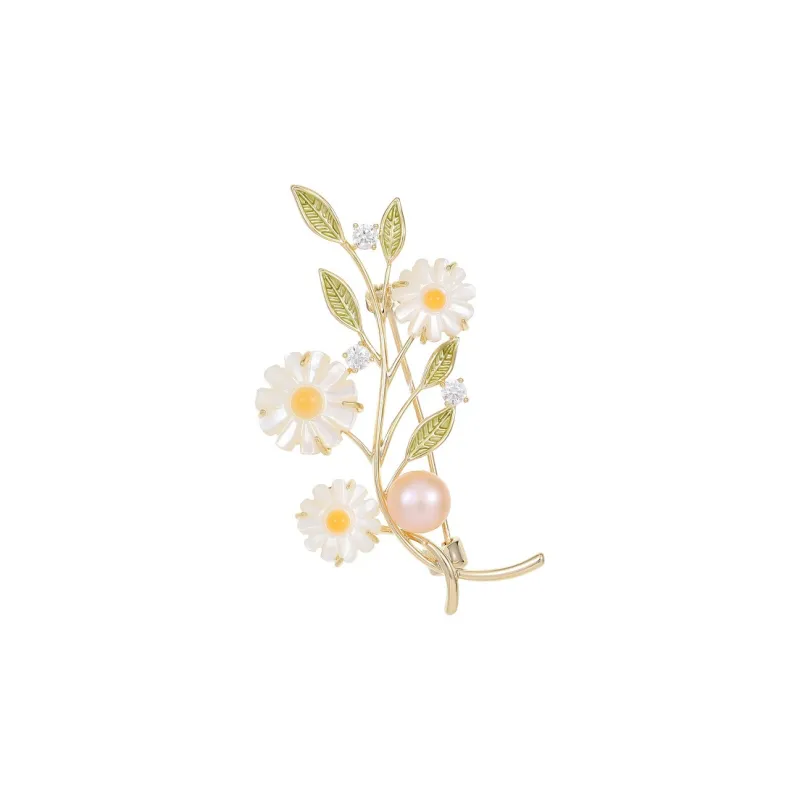 Yamaichi Maru Zircon Brooches Women's-0