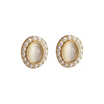 QIANFANGDAHUANGYE Resin Stud Earrings Women's