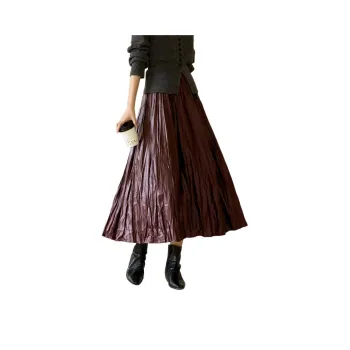 XWI Casual Long Skirt Women's Ancora Red