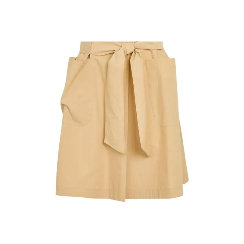 WEEKEND MaxMara Short Sleeved Dresses Women's Beige-2
