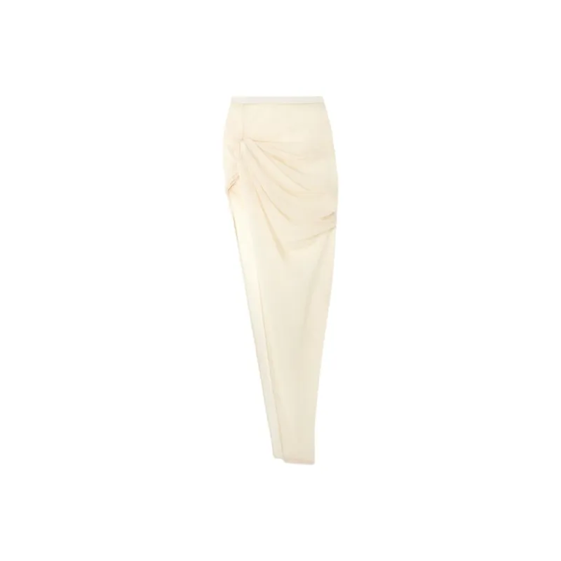 RICK OWENS/RO Casual Long Skirt Women's Ivory-0