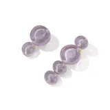 Purple-Two-Piece Set Side Clip