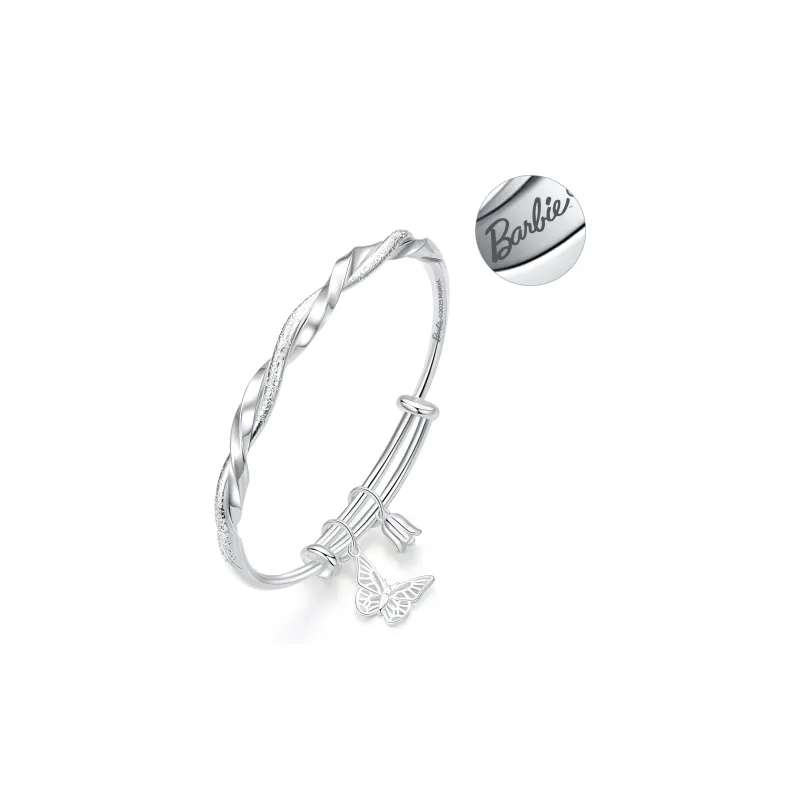Barbie 999 Fine Silver Bangles Women's-1