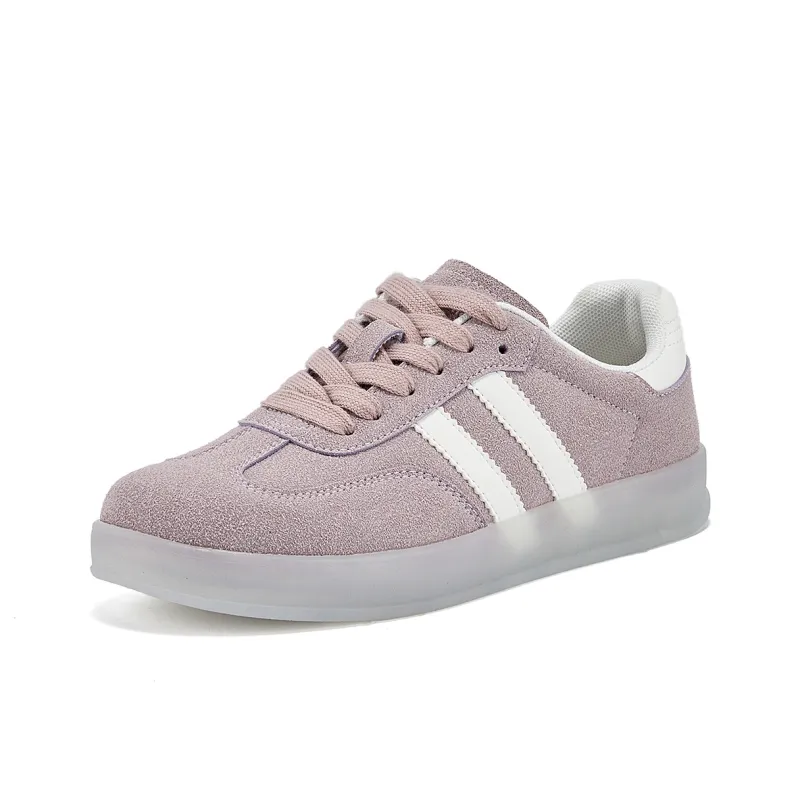 La Chapelle Slip Resistant, Abrasion Resistant, Lightweight Low Top Casual Shoes Women's Purple-0