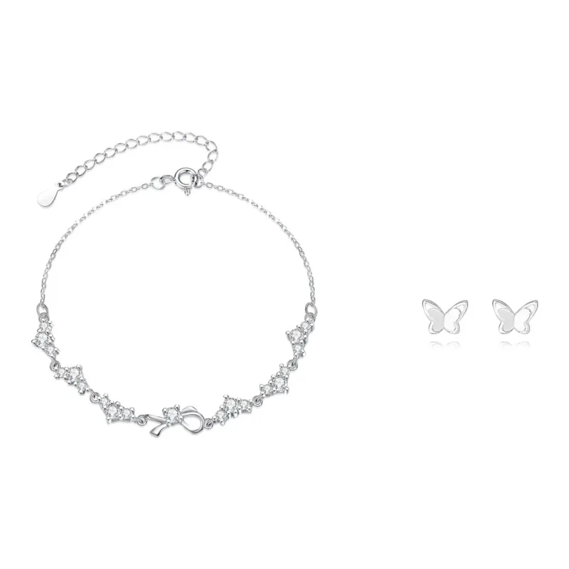 LUCA Sterling Silver Bracelets Unisex-8