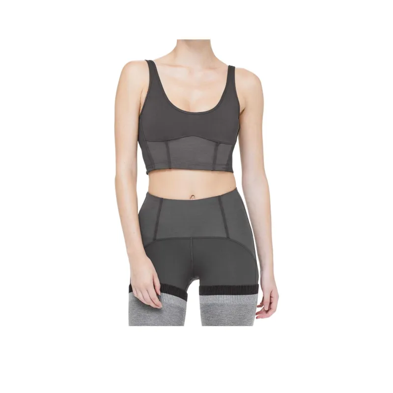 Lululemon Principal Dancer Corsetry Sports Underwear Women's Smoke Gray-0