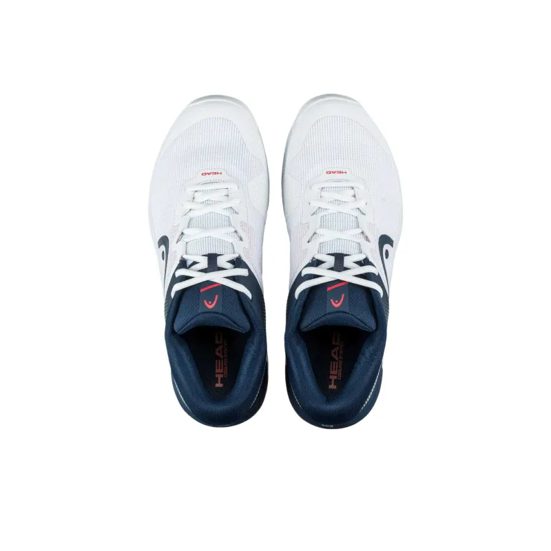 HEAD REVOLT EVO 2.0 Abrasion Resistant Support Low Top Tennis Shoes Men's White Blue-3