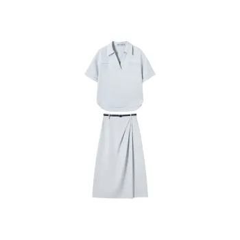 DIALOGUE Skirt Set Women's Sea Salt Blue
