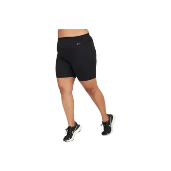 Nike Universa Women's Medium-Support High-Waisted 8' Biker Shorts With Pockets Plus Size
