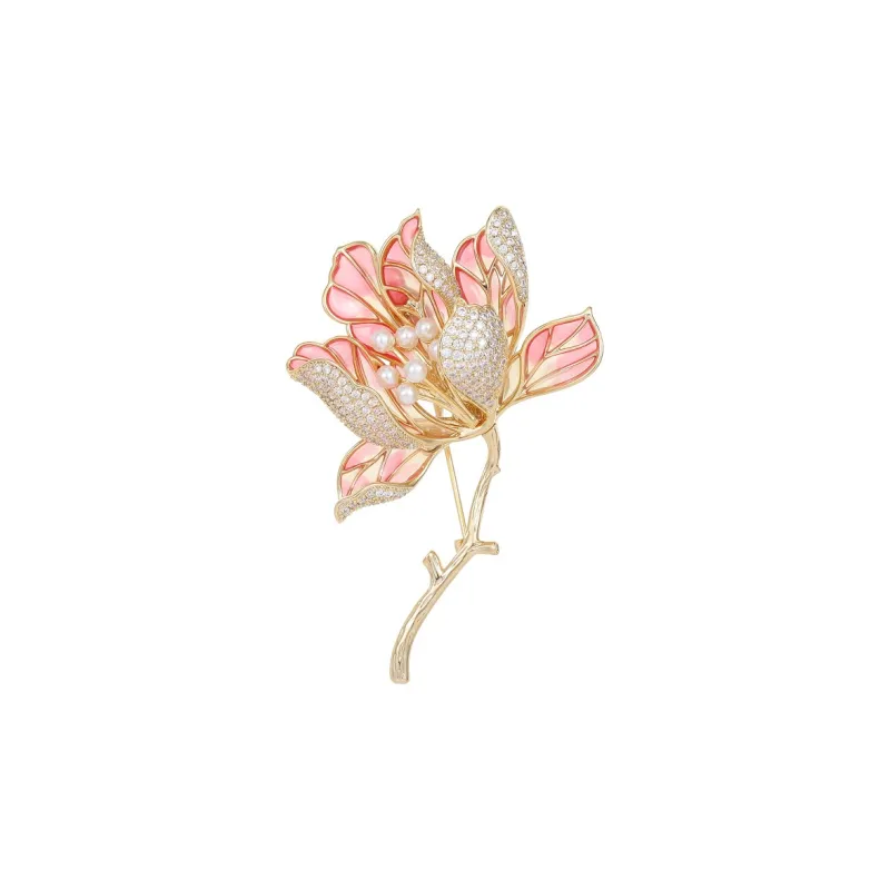 Yamaichi Maru High Quality Eco Friendly Copper Electroplated Brooches Women's-0