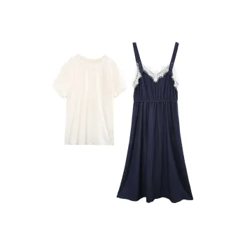 A Paradise For Awakening Skirt Set Women's Blue