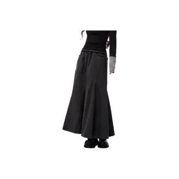 I'M ONE Casual Long Skirts Women's Medium Gray