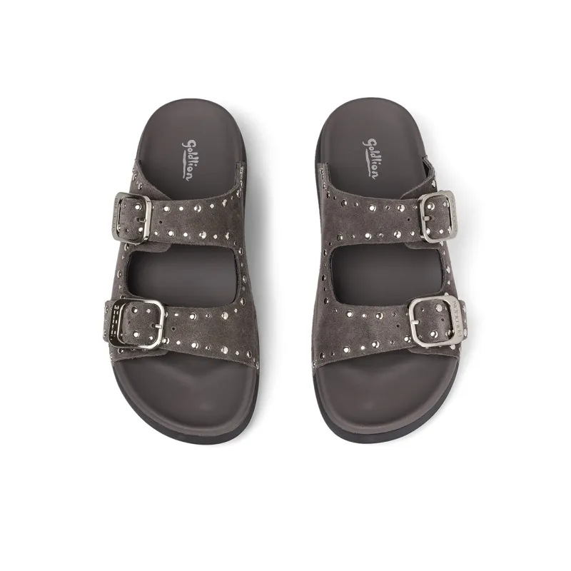 GOLDLION Stud Slide Slippers Women's-8