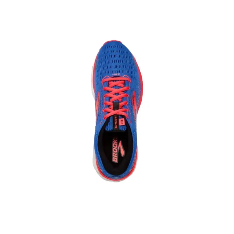 Brooks Ghost 13 Anti Slip Wear Resistant Low Top Training Running Shoes Women's Blue-3