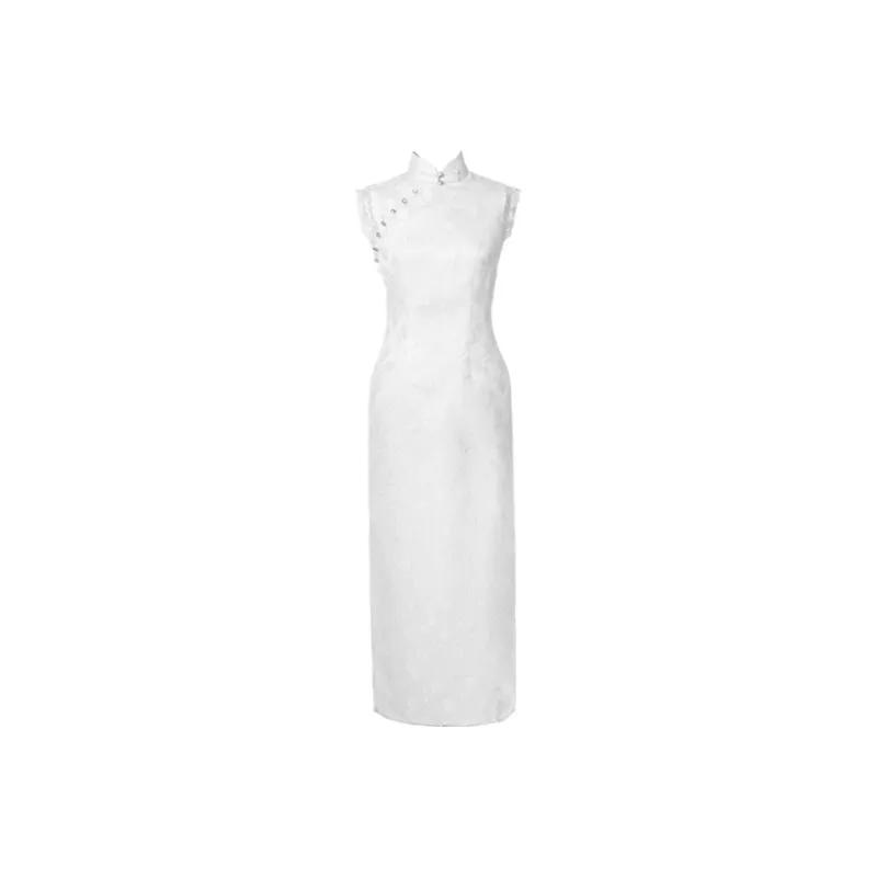 Clothes Cut By Time Cheongsam Women's Ecru-0