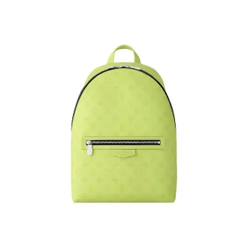 LOUIS VUITTON Discovery Leather Backpack Regular Men's Green
