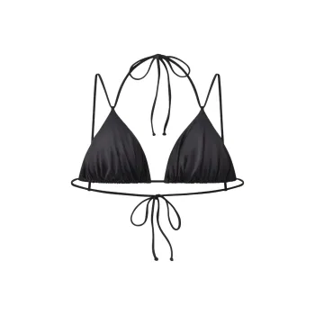 Khy FW24 DROP 010 Ruched Triangle Bikini Top Bikini Women's Black