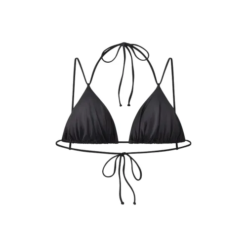 Khy FW24 DROP 010 Ruched Triangle Bikini Top Bikini Women's Black