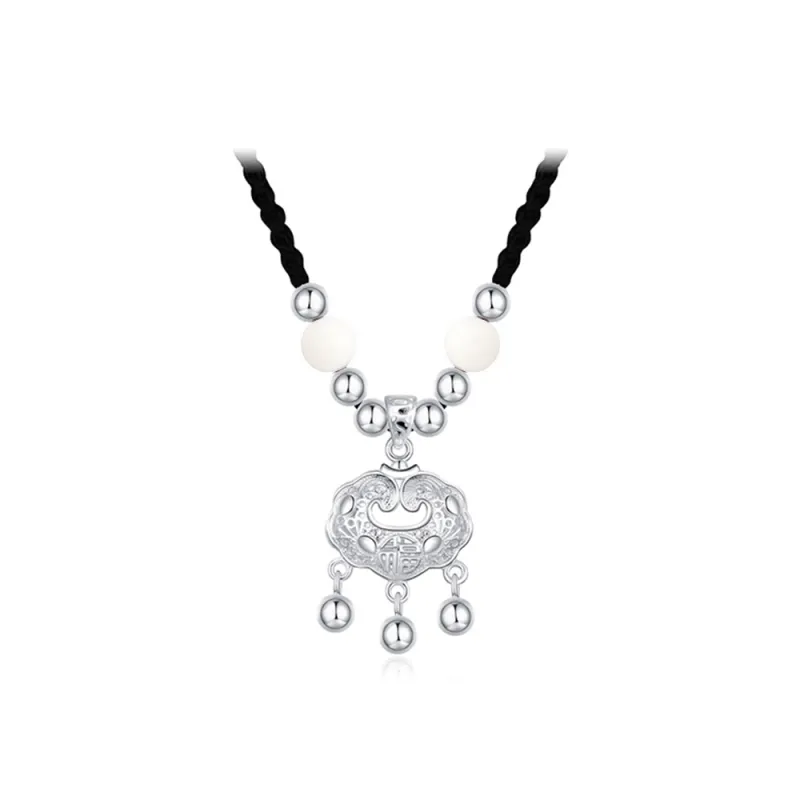 KiNGZiT White Jade Bodhi Necklaces Unisex-0