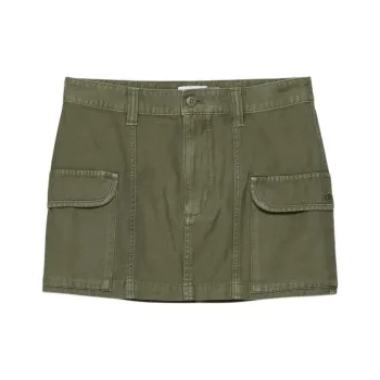 ARITZIA Tna Reggie Cargo Skirt Cargo Short Skirts Women's Lived-In Army Green