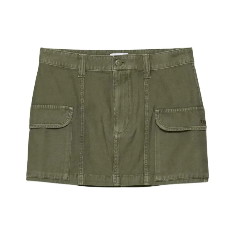 ARITZIA Tna Reggie Cargo Skirt Cargo Short Skirts Women's Lived-In Army Green-0